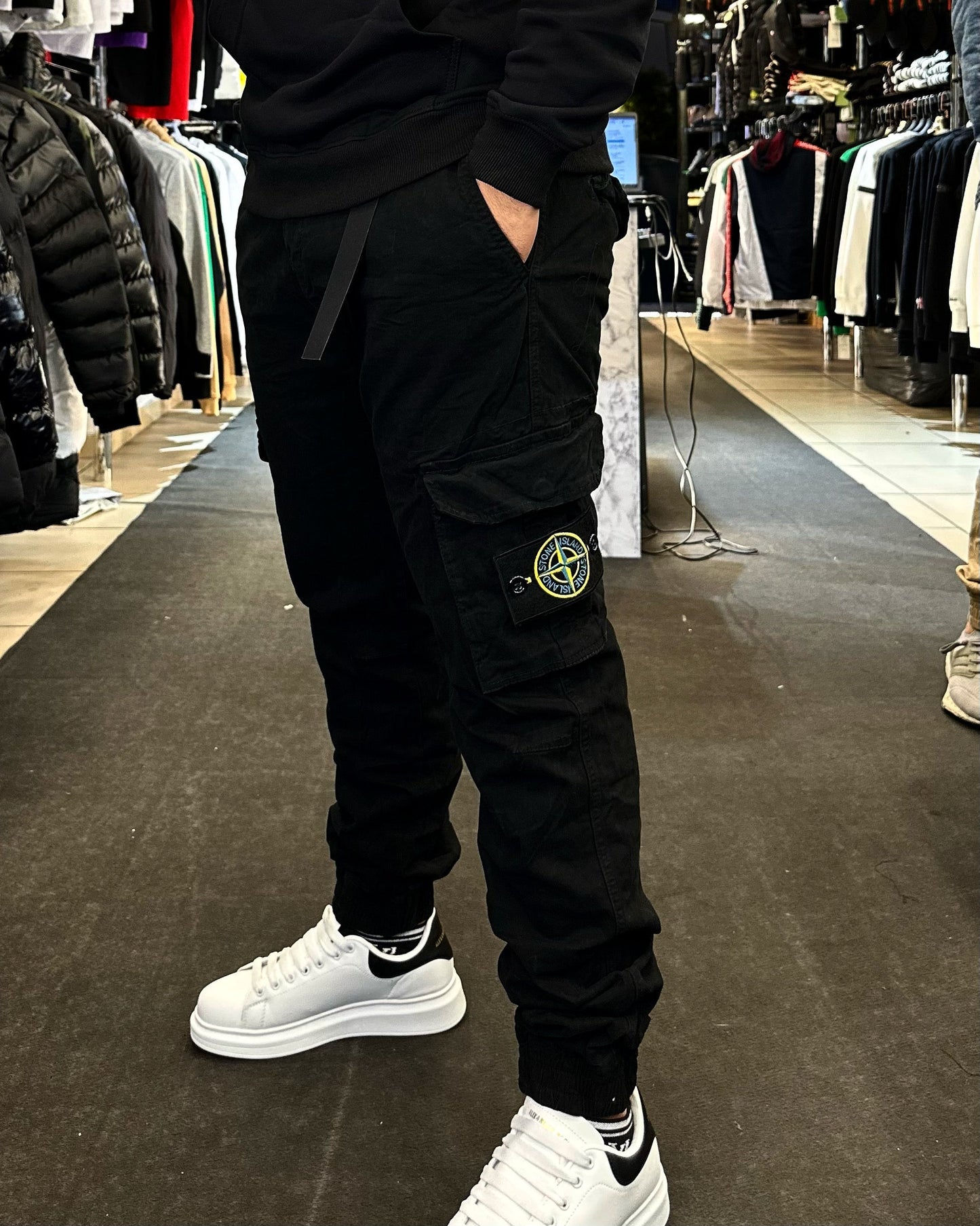 Cargo Παντελόνι Μαύρο - Stone Island 2025