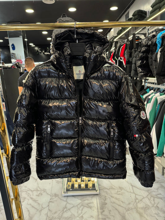 MONCLER MAYA ΓΥΑΛΙΣΤΕΡΟ - ΜΠΟΥΦΑΝ